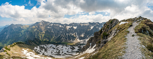 Mountain tour in the Allgau Alps