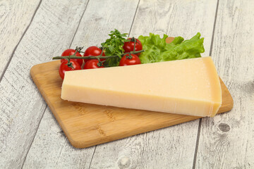 Italian traditional parmesan cheese triangle