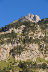 Llanos del hospital, Huesca/Spain; Aug. 21, 2017. Place called Llanos del Hospital in Benasque in the heart of the Pyrenees. 