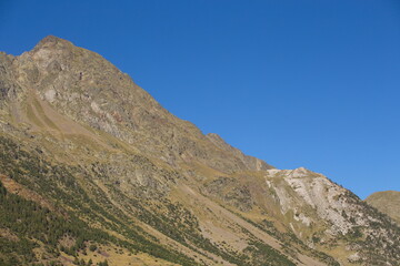 Llanos del hospital, Huesca/Spain; Aug. 21, 2017. Place called Llanos del Hospital in Benasque in the heart of the Pyrenees. 