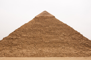Closure look at the Pyramid of Khafre