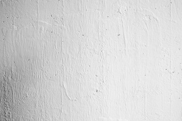White Plaster Stucco Wall Texture Background with Light Beam from Right.