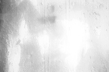 White Grunge Concrete Wall Texture Background.