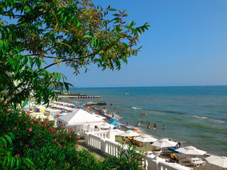 view of the beach