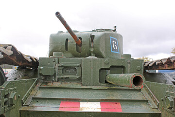 Fototapeta na wymiar Vintage military tank 