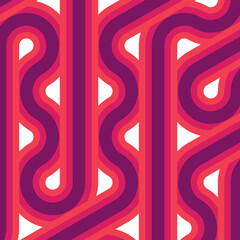 Obraz premium Colour Hexagon Tile Connection art background design illustration