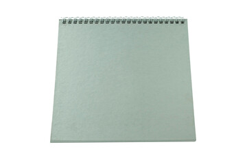 Grey Blank Desk Calendar Isolated on White Background.