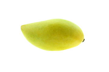 Ripe Mango Isolated on White Background.