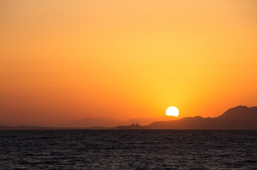 Beautiful sunrise at Sharm el-Sheikh