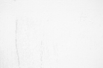 White Paint Cracking on Concrete Wall Texture Background.