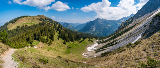 Mountain tour in the Allgau Alps