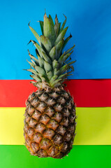 pineapple on a bright background