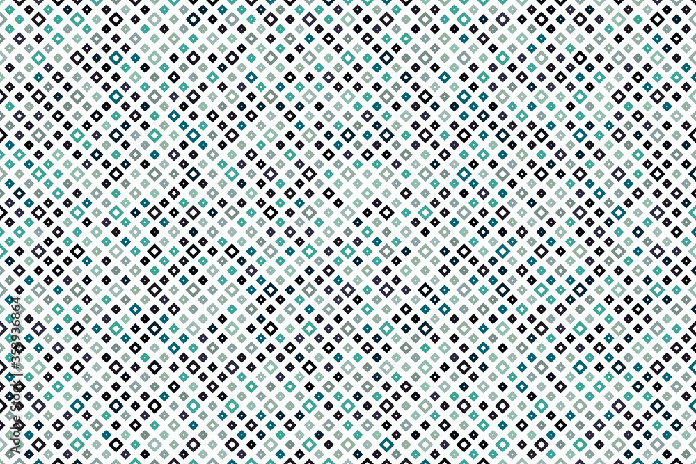 Poster abstract background consisting of different squares and pixels and cubes.