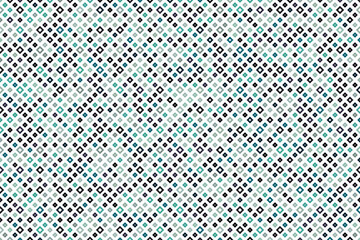 Abstract background consisting of different squares and pixels and cubes.