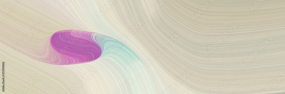 Poster abstract dynamic banner with pastel gray, medium orchid and pastel violet colors. fluid curved lines with dynamic flowing waves and curves for poster or canvas