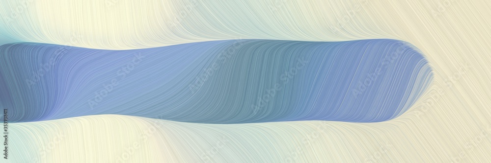 Fototapete abstract moving header with light gray, light slate gray and light pastel purple colors. fluid curve
