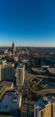 Atlanta Georgia GA Drone Skyline Aerial.