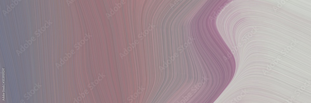 Fototapete abstract modern designed horizontal banner with gray gray, pastel gray and ash gray colors. fluid cu