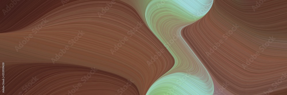 Poster abstract surreal header design with old mauve, ash gray and dark sea green colors. fluid curved flow
