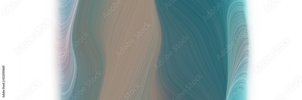 Aufkleber abstract colorful designed horizontal banner with gray gray, slate gray and lavender colors. fluid c