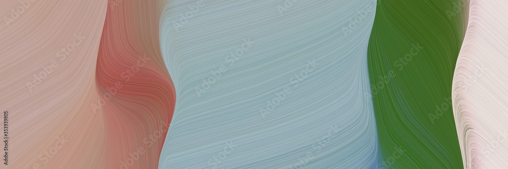 Aufkleber abstract colorful header with dark gray, dark olive green and light gray colors. fluid curved lines with dynamic flowing waves and curves for poster or canvas