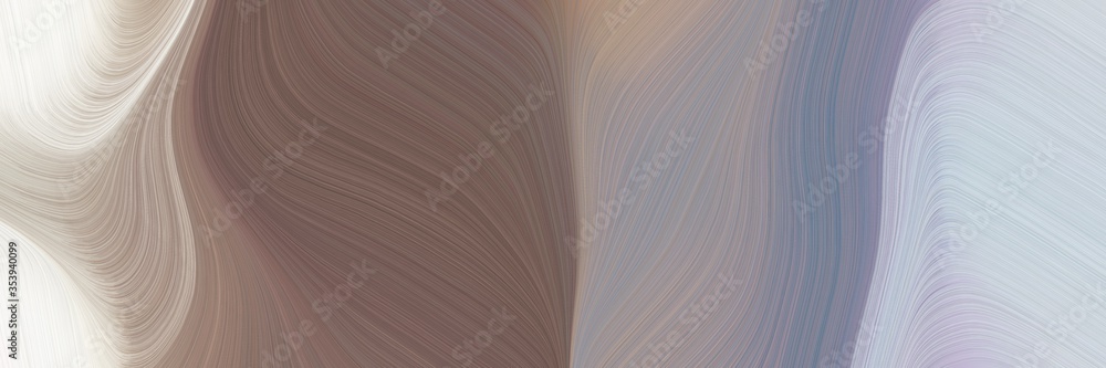 Poster abstract flowing banner with gray gray, old lavender and light gray colors. fluid curved flowing wav