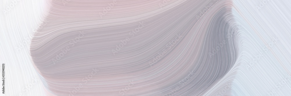 Aufkleber abstract moving banner with silver, lavender and light slate gray colors. fluid curved flowing waves