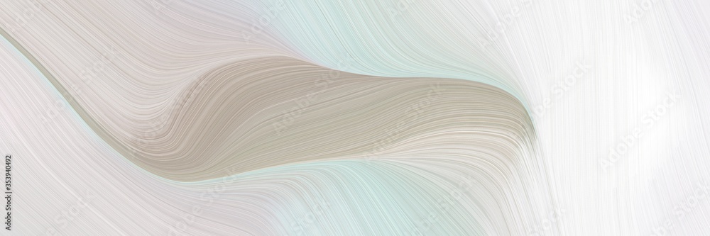 Poster abstract colorful banner with light gray, dark gray and ash gray colors. fluid curved lines with dynamic flowing waves and curves for poster or canvas