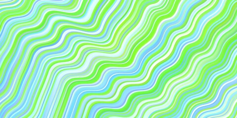 Light Blue, Green vector pattern with lines.