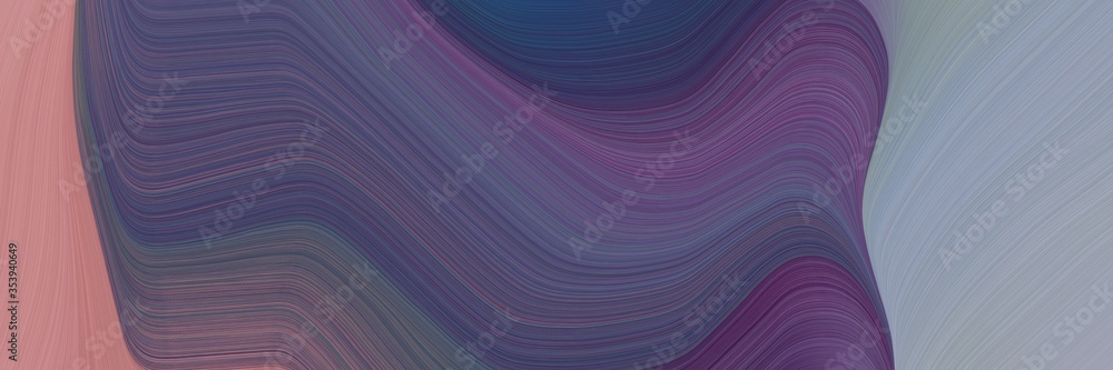 Poster abstract artistic designed horizontal header with dark slate blue, dark gray and rosy brown colors. 