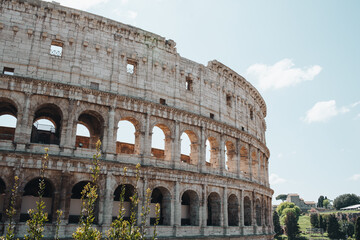 rome colosseum roman historic site