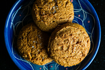 Salted peanut butter cookies