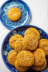 Salted peanut butter cookies