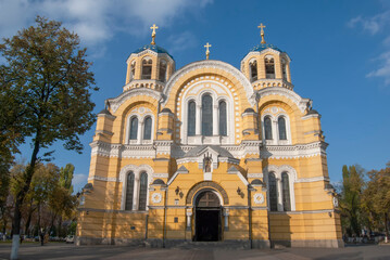 Fototapeta na wymiar Saint Volodymyr's Cathedral in Kiev, Ukraine