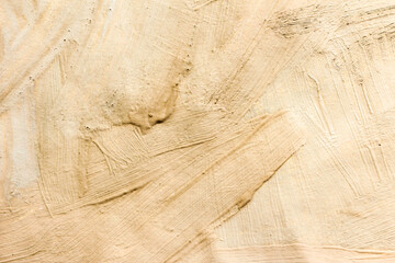Background drawn with paints. Beige texture background. Abstract.