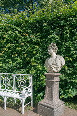 sculpture in the Park of Tsarskoe Selo, Saint Petersburg
