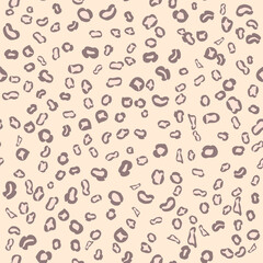 Animal print, leopard skin seamless pattern. Trendy colors
