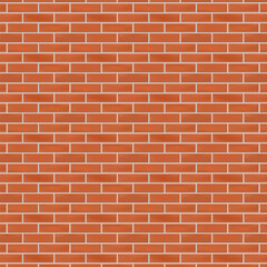 Seamless vector realistic brick wall background texture