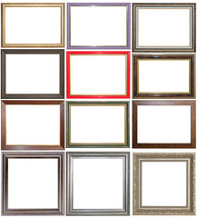 Set of colorful frames.