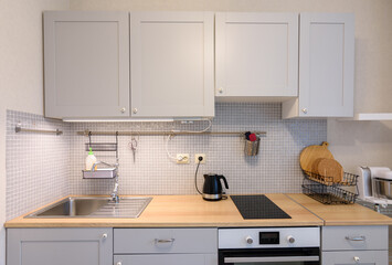 Classic kitchen with built in a appliances