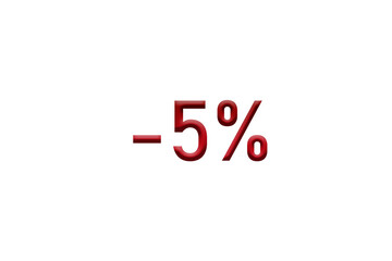 Percentage discount on sales in stores