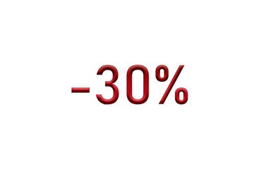 Percentage discount on sales in stores