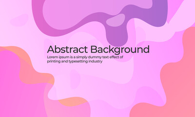 vector illustration of a pink Fluid abstract background
