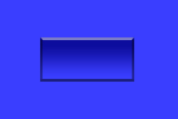 Blue background for the inscription in the form of a rectangle