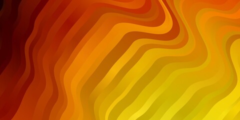 Light Orange vector texture with circular arc. Gradient illustration in simple style with bows. Pattern for business booklets, leaflets