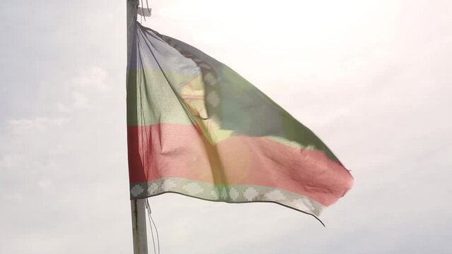 Argentinian Mapuche indians flag