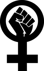 Feminism Raised Fist