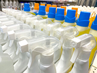 Chemicals for cleaning with a close-up spray