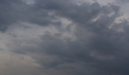 Background of dark clouds before a thunder-storm