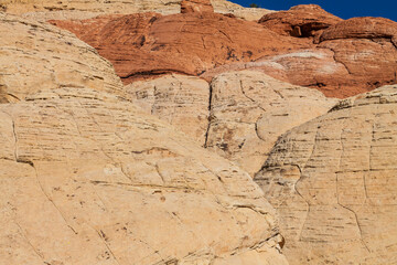 The Aztec Sandstone of the Calico Hills,  Red Rock Canyon NCA, Las Vegas, USA